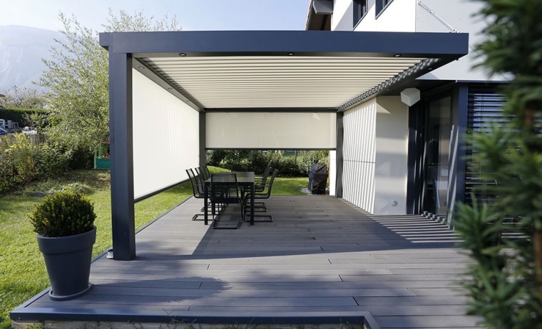 pergola adosse bioclimatique